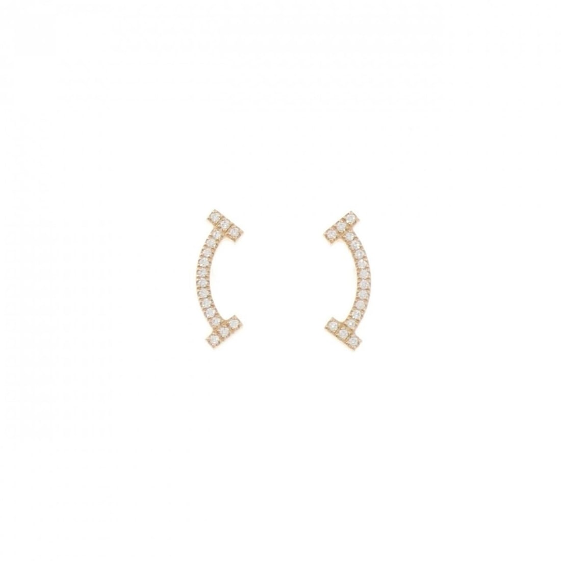 Tiffany T Smile Earrings: --- Catalog ---Category: SizeSize (HxWxD): 13.30mm x 3.60mm / 0.52'' x 0.14''Category: DesignType: Stud earringsGender: WomenMaterial: Pink gold (18K)Category: GeneralBrand: Tiffany--- Item List