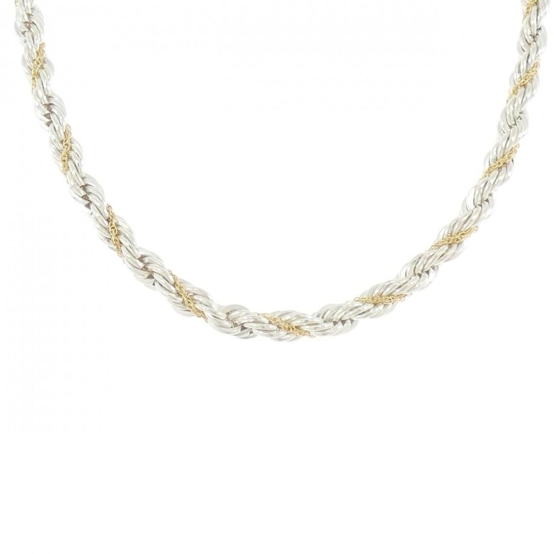 Tiffany & Co. 925 750YG Necklace: --- Catalog ---Category: SizeNeck Circumference: 61 cm / 24.01''Category: DesignGender: WomenMaterial: Silver 925, Yellow gold (18K)Necklace Type: NecklaceCategory: GeneralBrand: Tiffany--- Item List