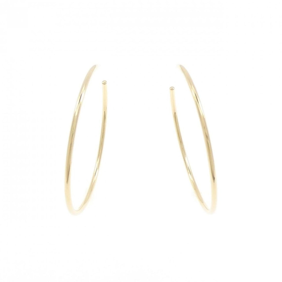 Tiffany 750 Earrings: --- Catalog ---Category: SizeSize (HxWxD): 51.00mm x 1.90mm / 2.01'' x 0.07''Category: DesignType: Hoop earringsGender: WomenMaterial: Yellow gold (18K)Category: GeneralBrand: Tiffany--- Item List