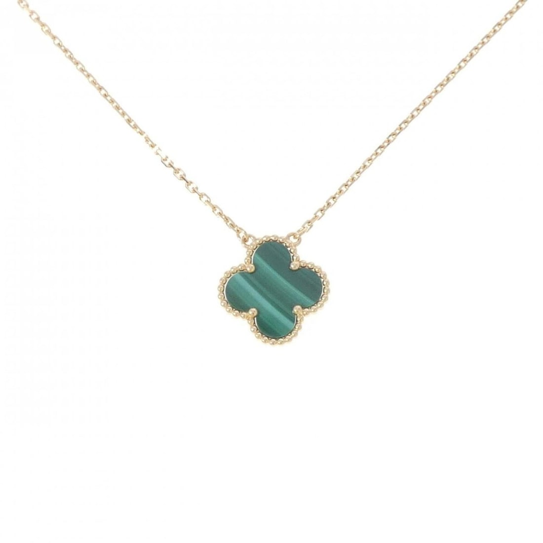 Van Cleef & Arpels Vintage Alhambra Necklace: --- Catalog ---Category: SizePendant Size: 14.8mm x 14.8mm / 0.58'' x 0.58''Neck Circumference: 37 cm - 42 cm / 14.56'' - 16.53''Category: DesignGender: WomenMaterial: Yellow gold (18K)Pendant Type: