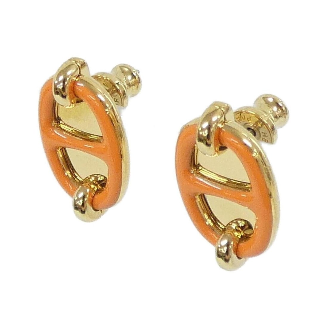 Hermes Mini Maillon 10052FE Earrings - 2