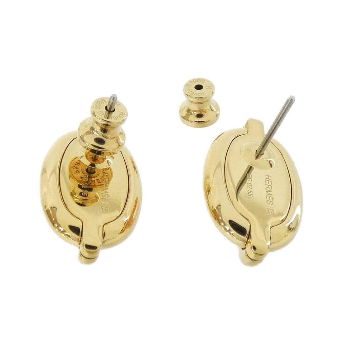 Hermes Mini Maillon 10052FE Earrings - 3