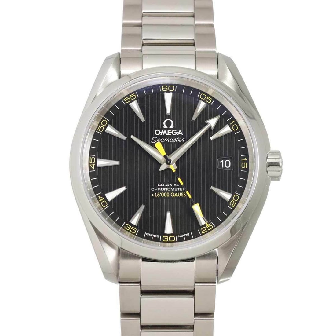 Omega Seamaster Aqua Terra Co-Axial 15,000 Gauss 231 10 42 21 01 002 Men's Watch Date Black: --- Catalog ---Category: SizeWrist Size: 16.5cm / 6.49''Case Diameter: 42mm / 1.65''Category: DesignType: WristwatchGender: MenColor (Dial): BlackMaterial (Band): Stainless steelMaterial (Case): Stain