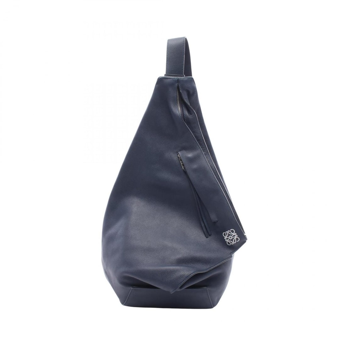 Loewe ANTON waist bag/body bag/handbag, leather, men's, navy: --- Catalog ---Category: SizeSize (HxWxD): 51cm x 29.5cm x 13cm / 20.07'' x 11.61'' x 5.11''Category: DesignType: Fanny pack, HandbagColor: NavyGender: MenMaterial: Leather Category: GeneralBrand: Loe