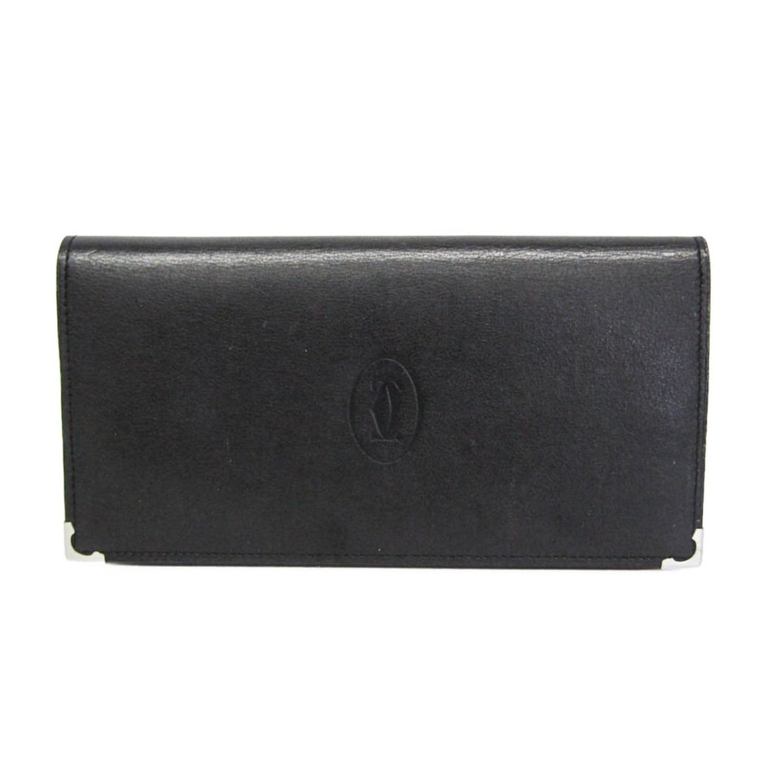 Cartier Must Women's Leather Long Wallet (bi-fold) Black: --- Catalog ---Category: SizeSize (HxWxD): 9cm x 18cm x 1.5cm / 3.54'' x 7.08'' x 0.59''Category: DesignType: Long wallet (bi-fold)Color: BlackGender: WomenClosure: OpenMaterial: Leather Inner Pocket: