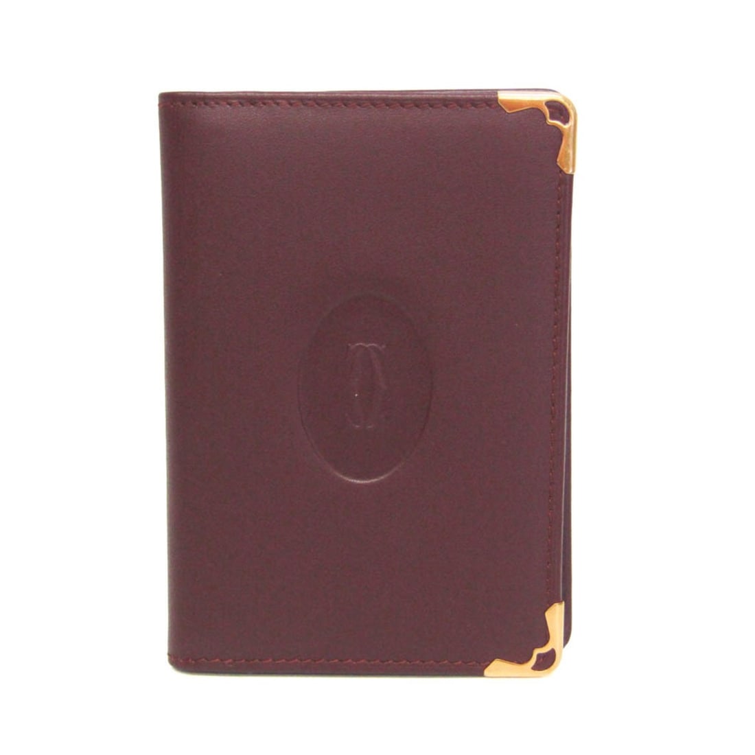 Cartier Must De Cartier Leather Card Case Bordeaux (1 of 12)