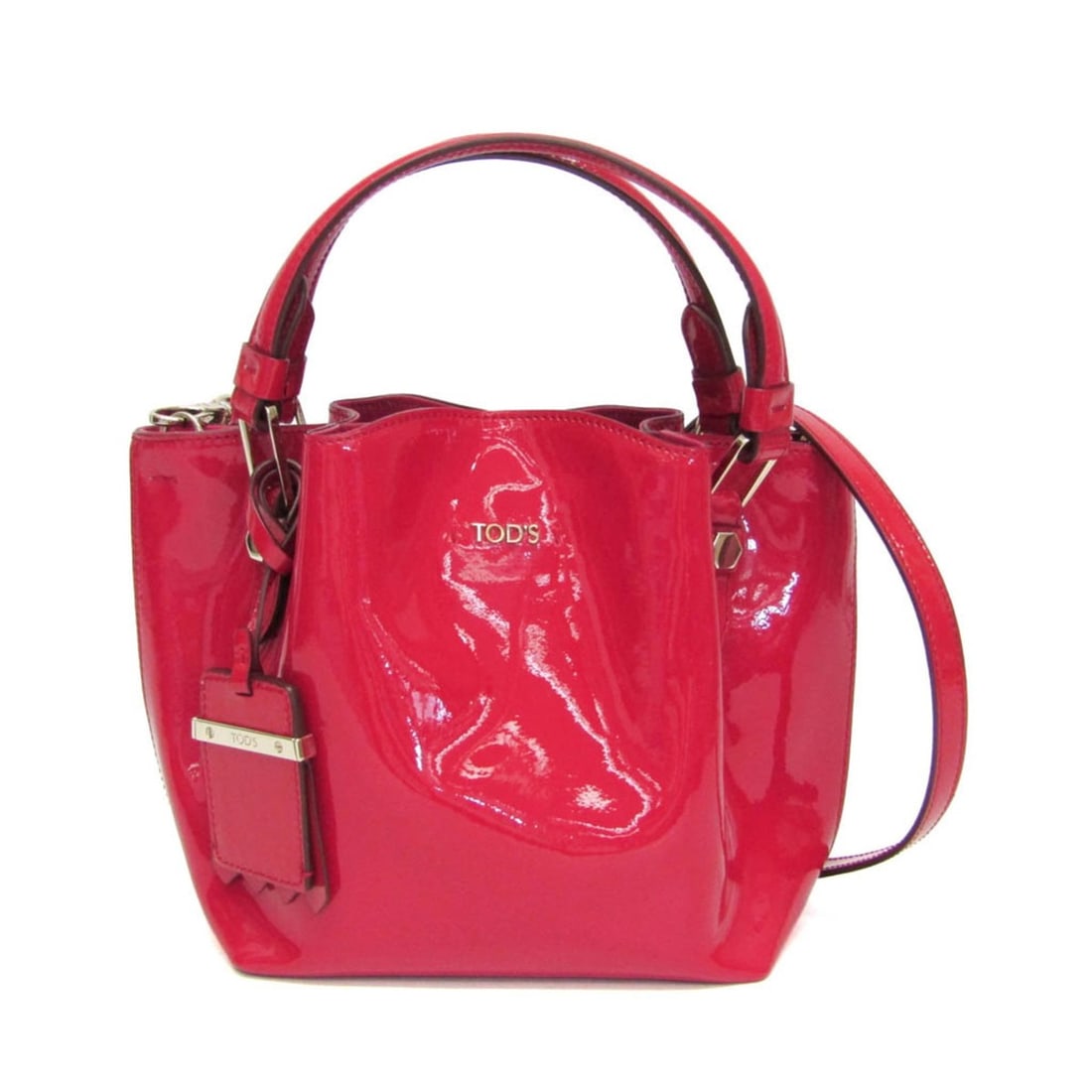 Tod's Mini Flower Bag Women's Leather Handbag,Shoulder Bag Pink: --- Catalog ---Category: SizeSize (HxWxD): 18cm x 16.5cm x 10cm / 7.08'' x 6.49'' x 3.93''Strap Length: 122cm - 138cm / 48.03'' - 54.33''Handle Length: 33cm / 12.99''Category: DesignType: Handbag, Sho