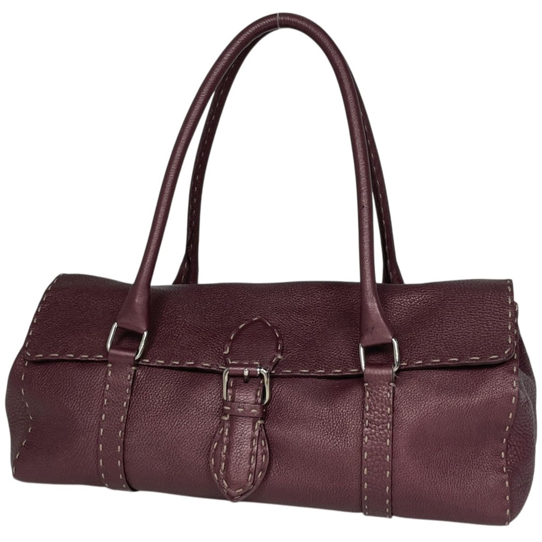 Fendi FENDI Shoulder Bag Selleria Linda Leather Purple 8BR442 Women's: --- Catalog ---Category: SizeSize (HxWxD): 19cm x 37cm x 14cm / 7.48'' x 14.56'' x 5.51''Category: DesignType: Shoulder bagColor: PurpleGender: WomenMaterial: Leather Category: GeneralMPN: 8BR442Brand