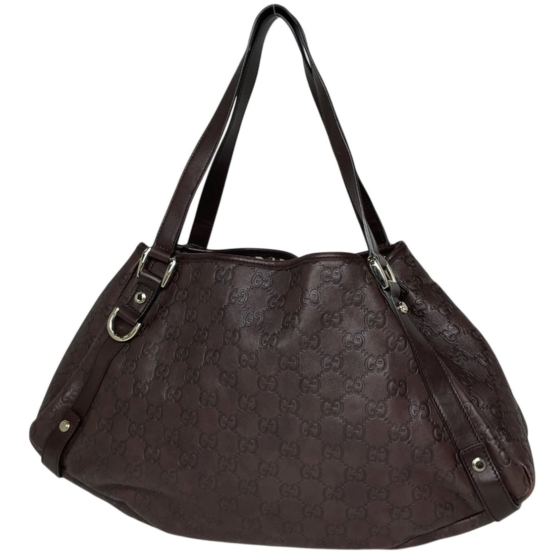 Gucci GUCCI Tote Bag Guccissima Abbey Shima Leather Brown 130736 Women's: --- Catalog ---Category: SizeSize (HxWxD): 24cm x 40cm x 10cm / 9.44'' x 15.74'' x 3.93''Category: DesignType: Tote bagColor: BrownGender: WomenMaterial: Leather Category: GeneralMPN: 130736Brand: Guc