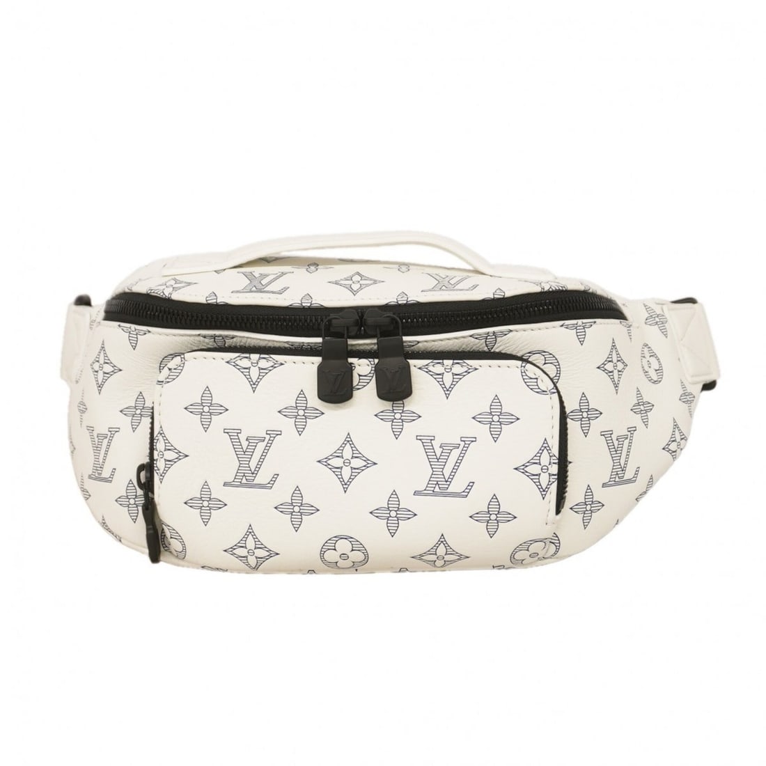 Louis Vuitton Monogram Shadow Rush Bum Bag M25227 White Men's P3205968: --- Catalog ---Category: SizeSize (HxWxD): 17cm x 32cm x 8cm / 6.69'' x 12.59'' x 3.14''Category: DesignType: Sling bagColor: WhiteGender: MenCategory: GeneralMPN: M25227Brand: Louis Vuitton--- Item L