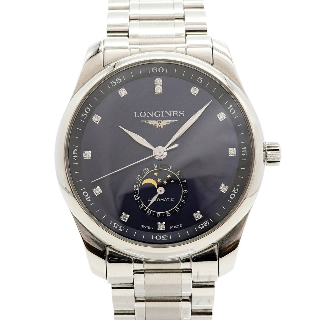 Longines Master Collection Moonphase L2.909.4 Navy Dial Men's Watch (1 of 12)