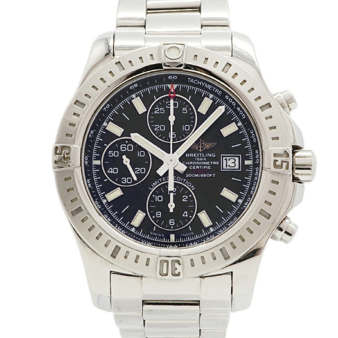 Breitling Colt Chrono Japan Limited Edition (500 pieces) A13388 Black Dial Men's Watch (1 of 14)
