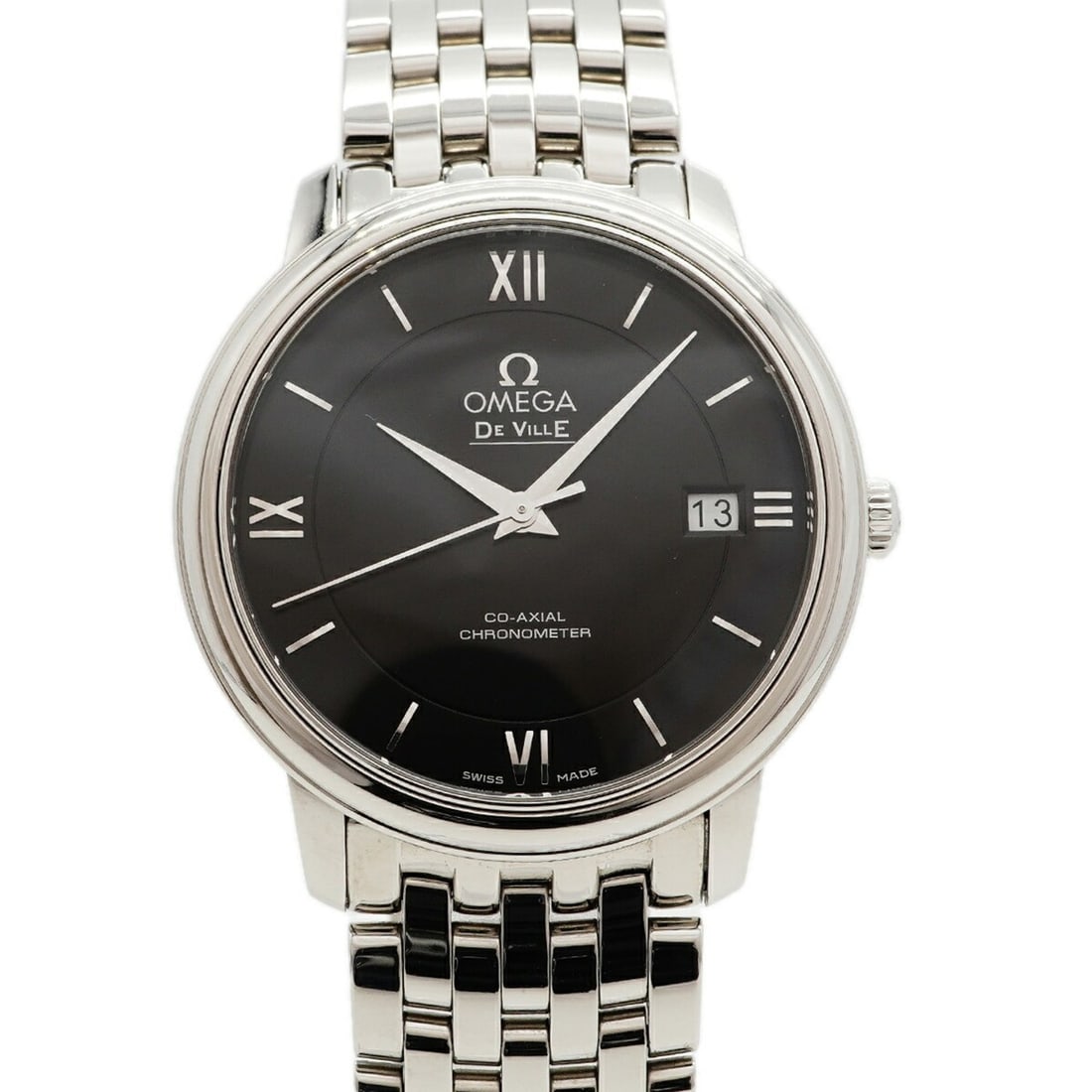 Omega De Ville Prestige Co-Axial 424.10.37.20.01.001 Black Dial Men's Watch (1 of 10)