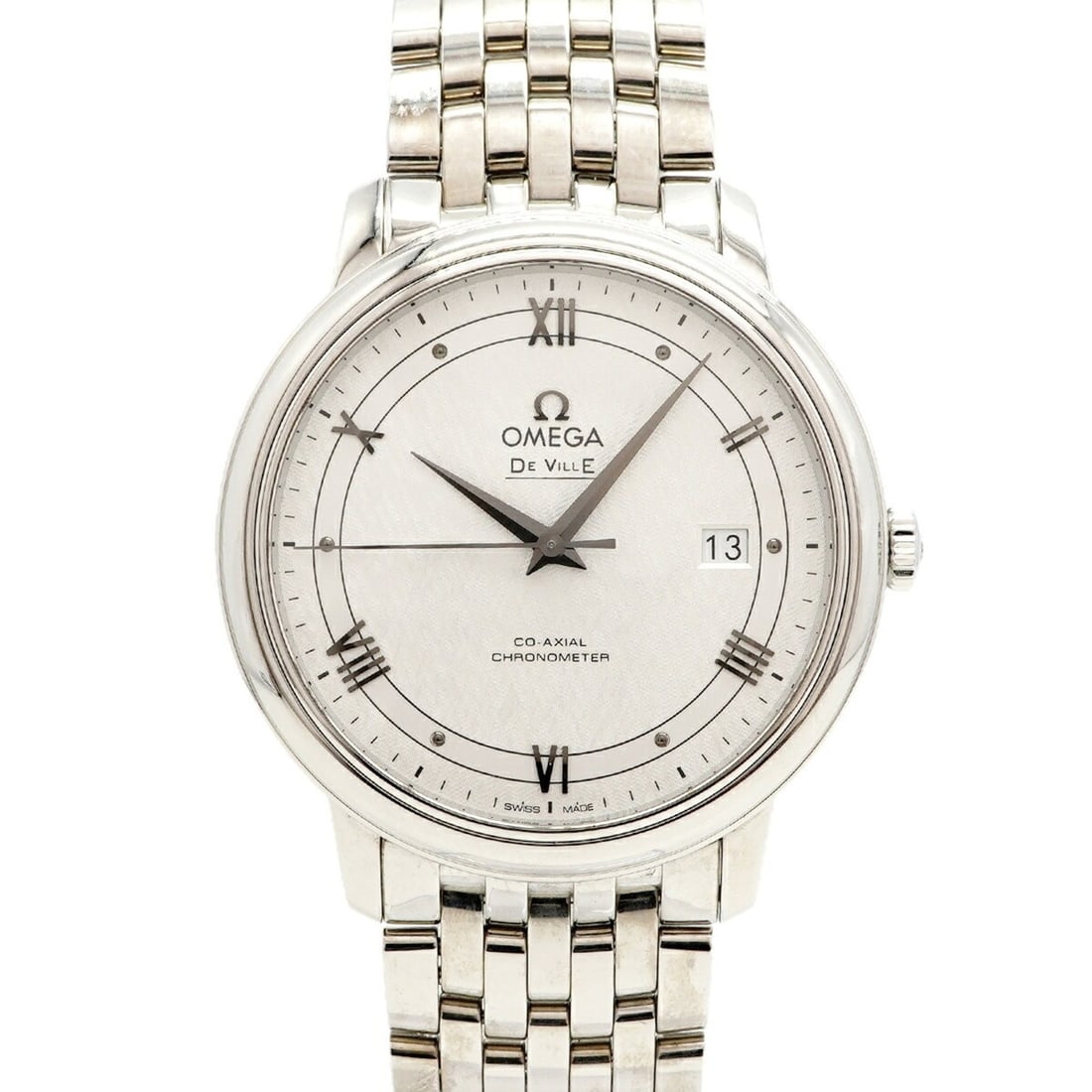 Omega De Ville Prestige Co-Axial 424.10.40.20.02.005 Silver Dial Men's Watch (1 of 10)