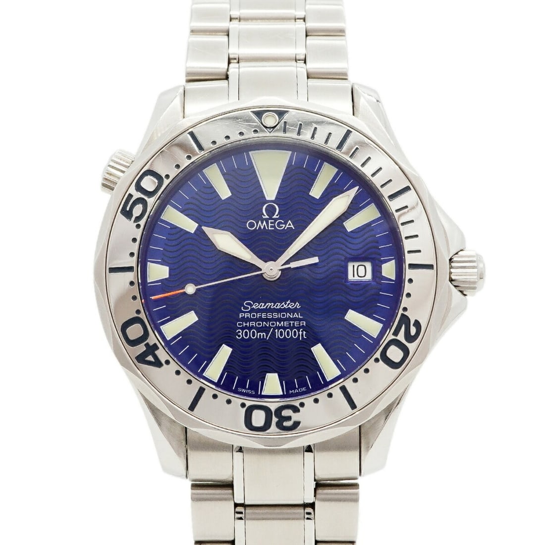 Omega Seamaster 300 2255.80 Blue Dial Men's Watch: --- Catalog ---Category: SizeWrist Size: 18.5cm / 7.28''Case Diameter: 41mm / 1.61''Category: DesignType: WristwatchGender: MenColor (Dial): BlueMaterial (Band): Stainless steelCategory: GeneralMPN: 2