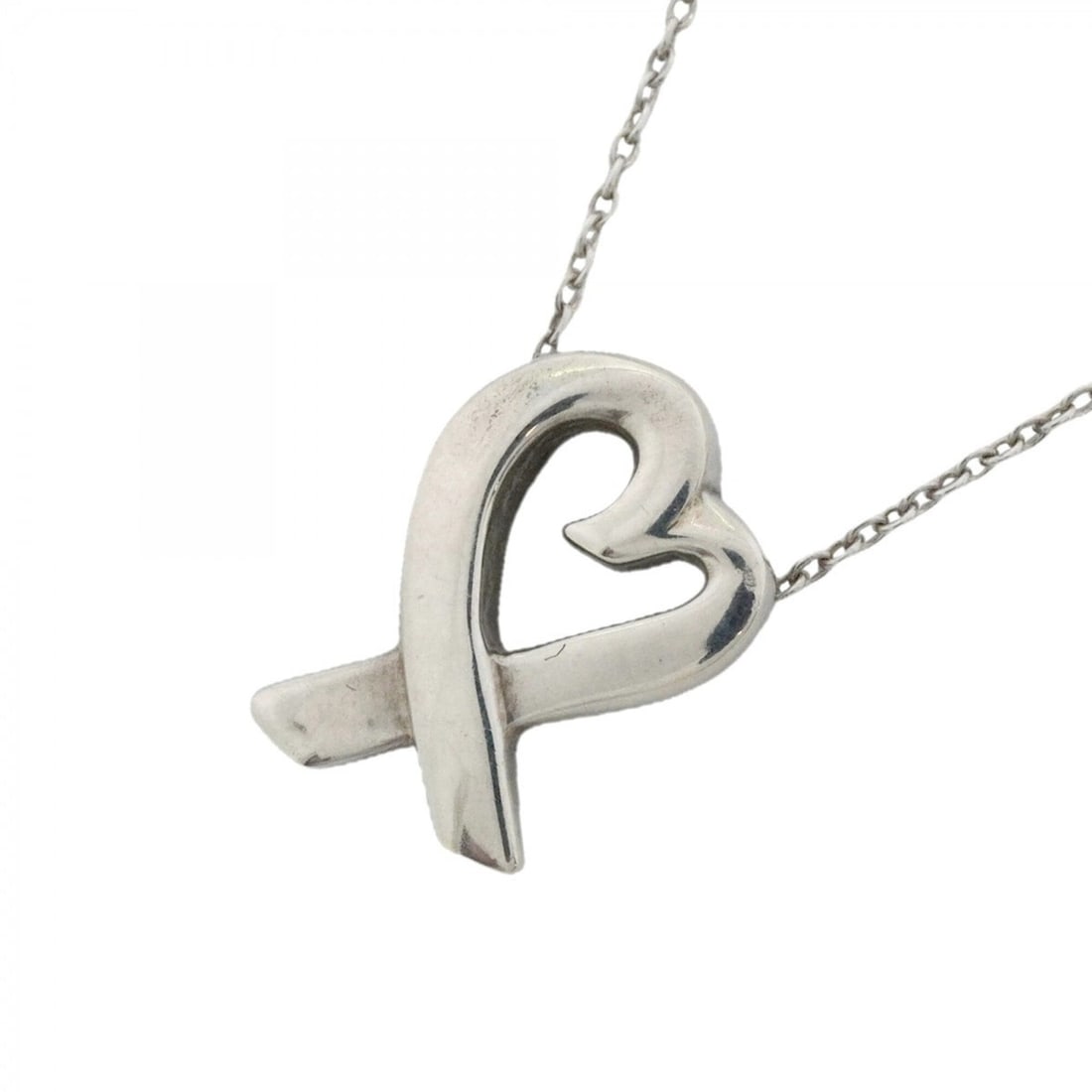 Tiffany & Co. Loving Heart Necklace, Sterling Silver 925, Women's: --- Catalog ---Category: SizePendant Size: 15.5mm x 11.2mm / 0.61'' x 0.44''Neck Circumference: 49.5 cm / 19.48''Category: DesignGender: WomenMaterial: Silver 925Necklace Type: NecklaceCategory: Gener