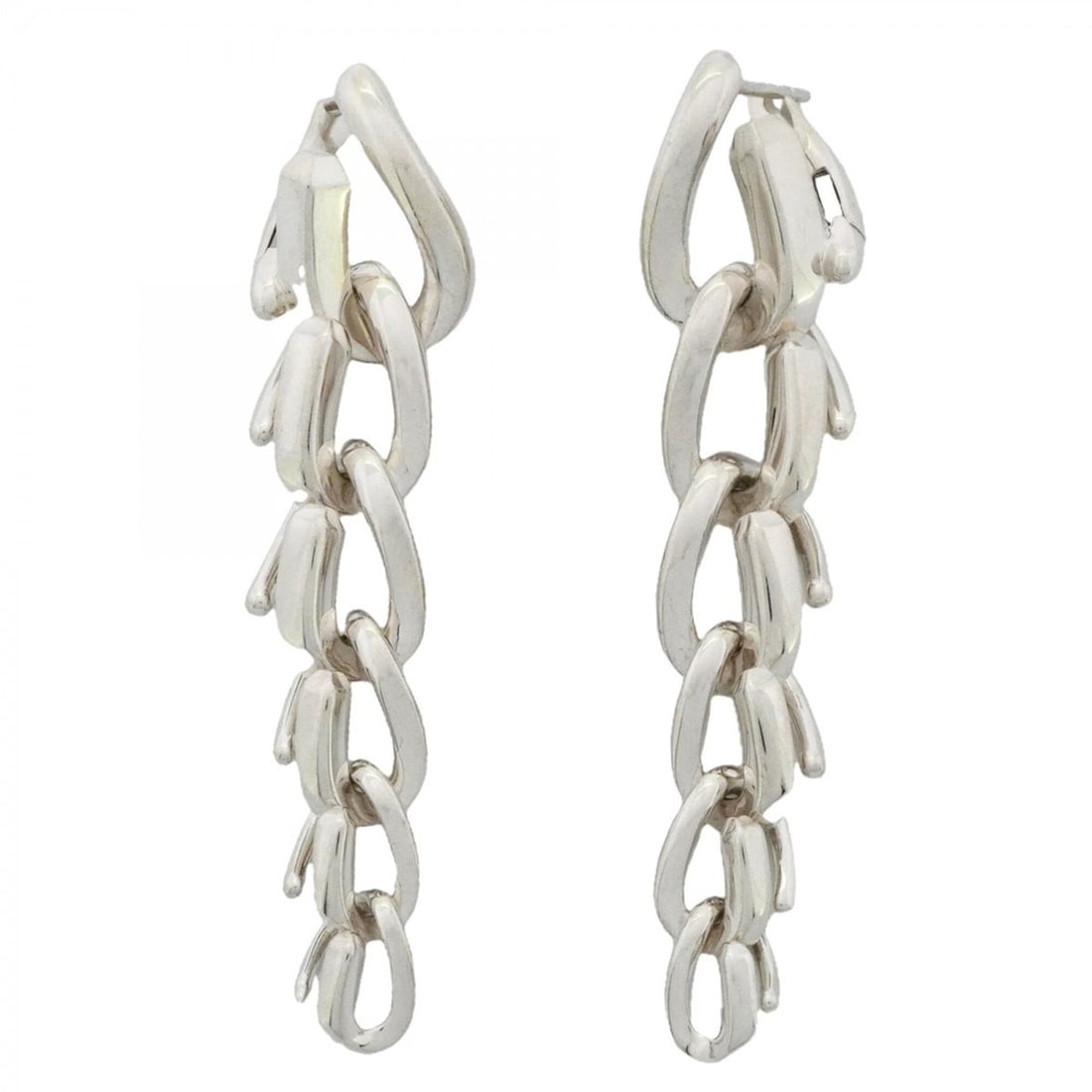 Tiffany & Co. Forge Drop Earrings, Sterling Silver 925, Women's: --- Catalog ---Category: SizeSize (HxWxD): 57.30mm x 10.60mm / 2.26'' x 0.42''Category: DesignType: Stud earringsGender: WomenMaterial: Silver 925Category: GeneralBrand: Tiffany--- Item List ---Sectio