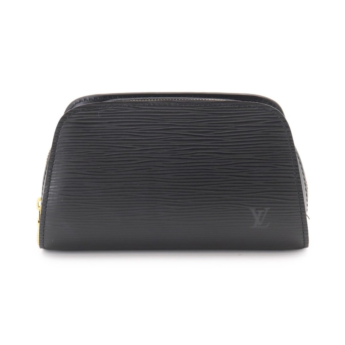 Louis Vuitton Dauphine PM Handbag Pouch, Epi Leather, Noir (M48442), Gold Hardware.: --- Catalog ---Category: SizeWeight: 115g / 4.05oz.Size (HxWxD): 9.5cm x 17cm x 6cm / 3.74'' x 6.69'' x 2.36''Category: DesignType: PouchColor: NoirGender: WomenMaterial: Epi leather Inner Pocket: Ope