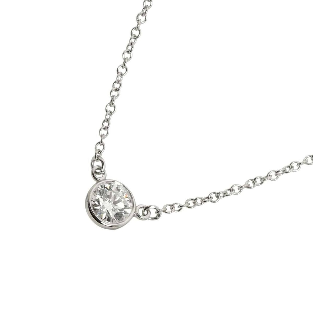 Tiffany & Co. By The Yard Diamond Necklace, 42cm, Platinum (Pt): --- Catalog ---Category: SizeWeight: 2.3g / 0.08oz.Diameter: 5mm / 0.19''Neck Circumference: 42 cm / 16.53''Category: DesignMetal: PlatinumStone: DiamondGender: WomenMetal Purity: Platinum950Weight (c