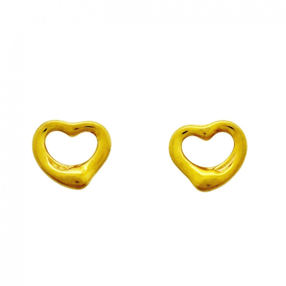 Tiffany & Co. Heart Earrings, 18K Yellow Gold, Women's: --- Catalog ---Category: SizeSize (HxWxD): 9.70mm x 10.90mm / 0.38'' x 0.43''Category: DesignType: Stud earringsGender: WomenMaterial: Yellow gold (18K)Category: GeneralBrand: Tiffany--- Item List ---
