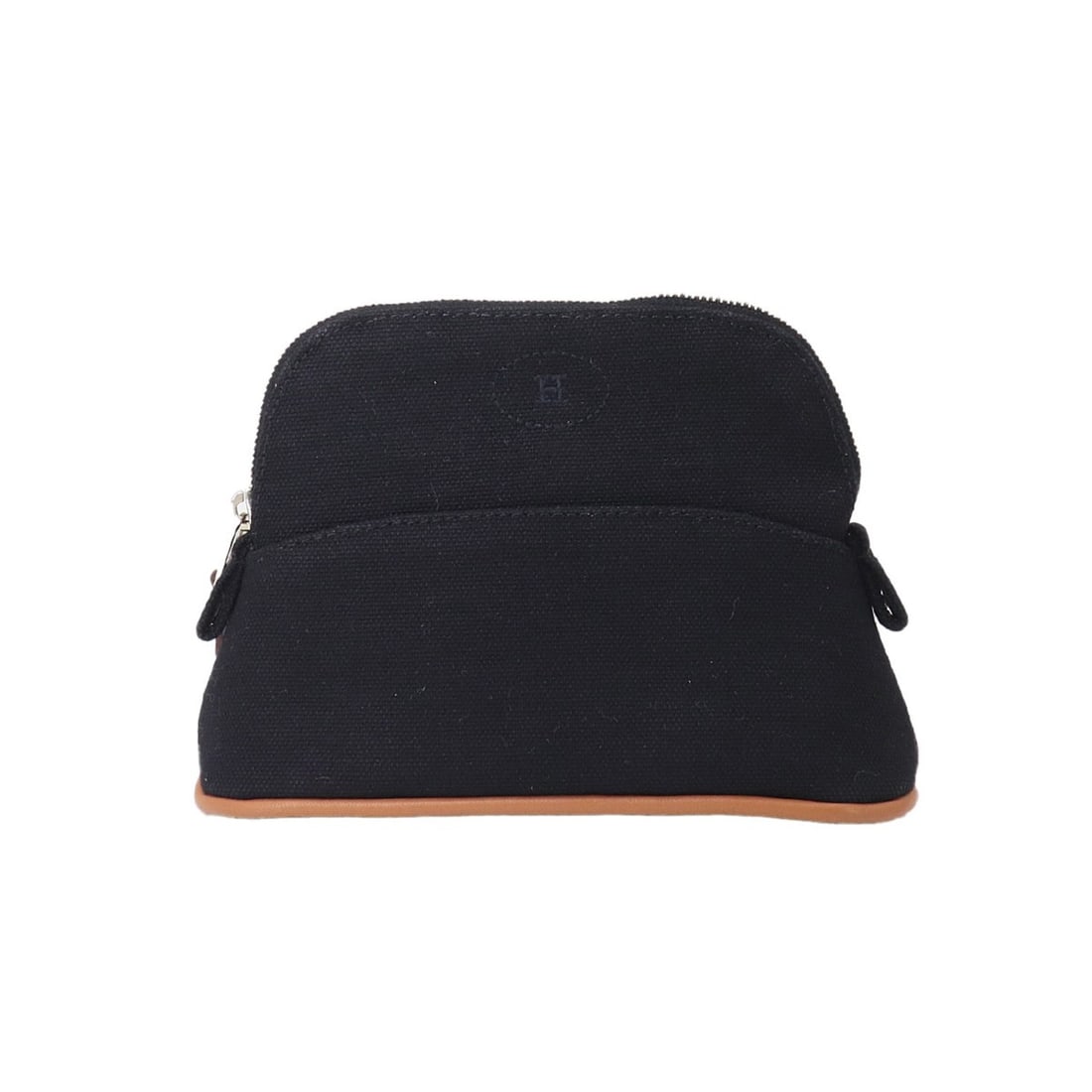 Bolide Handbag Pouch Mini Hermes HERMES Cotton Canvas Leather Black Silver Hardware: --- Catalog ---Category: SizeSize (HxWxD): 11cm x 15.5cm x 6cm / 4.33'' x 6.1'' x 2.36''Category: DesignType: PouchColor: BlackGender: Women,MenMaterial: Cotton canvas , Leather Category: GeneralBrand