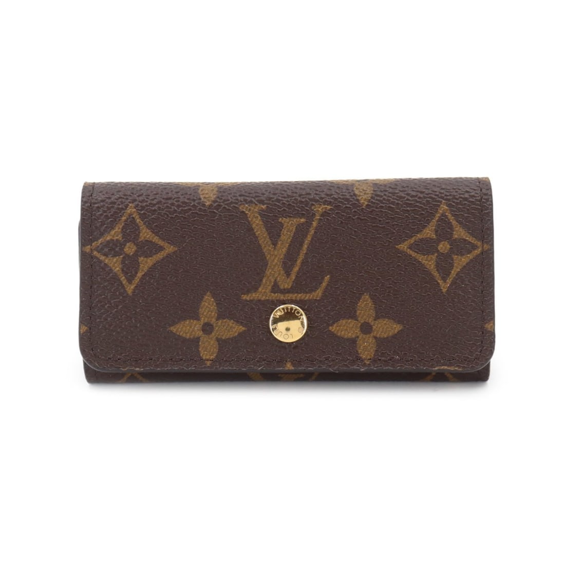 Louis Vuitton Monogram Multicles 4-Key Case, Brown, M69517 Key Holder: --- Catalog ---Category: DesignType: KeycaseColor: MonogramGender: Women,MenMaterial: Monogram , Canvas Category: GeneralBrand: Louis VuittonCountry of Origin: FranceCategory: Physical PropertiesSize 
