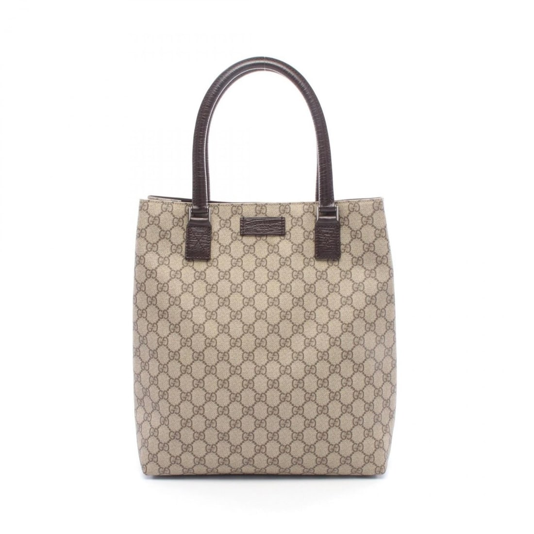 Gucci GG Plus Tote Bag Handbag, Coated Canvas Leather, Women's, Beige/Brown, 131220: --- Catalog ---Category: SizeSize (HxWxD): 34cm x 29cm x 14cm / 13.38'' x 11.41'' x 5.51''Category: DesignType: Handbag, Tote bagColor: Beige, BrownGender: WomenMaterial: GG plus , Leather Category: G