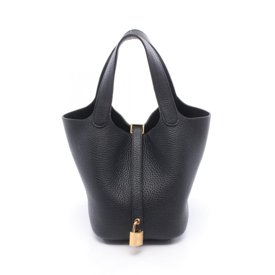 Hermes Picotin Lock PM Handbag, Taurillon Clemence Leather, Women's, Black: --- Catalog ---Category: SizeSize (HxWxD): 18.5cm x 19cm x 13.5cm / 7.28'' x 7.48'' x 5.31''Category: DesignType: HandbagColor: BlackGender: WomenMaterial: Taurillon clemence leather Category: General