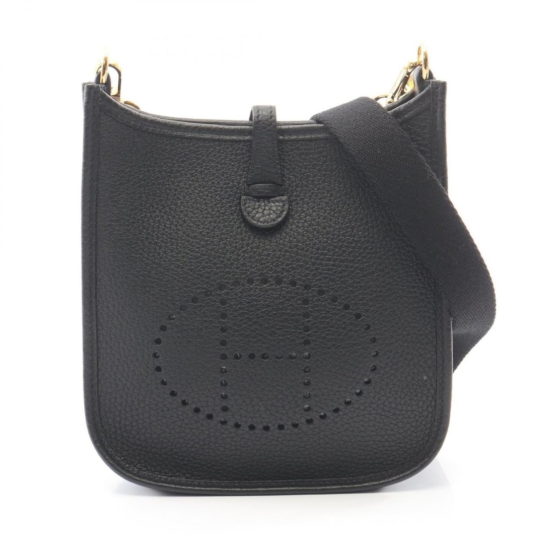 Hermes Evelyne TPM Amazon Shoulder Bag Handbag Leather Taurillon Clemence Women's Black: --- Catalog ---Category: SizeSize (HxWxD): 18cm x 16.5cm x 5.5cm / 7.08'' x 6.49'' x 2.16''Category: DesignType: Handbag, Shoulder bagColor: BlackGender: WomenMaterial: Taurillon clemence leather Cate