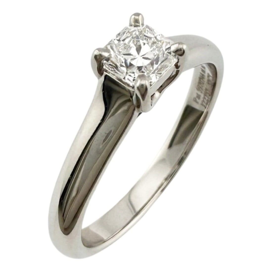 Tiffany & Co. Lucida Ring, Platinum 950, 0.37ct Diamond, Women's Ring.: --- Catalog ---Category: SizeJP Size: 10.5US Size: 5.5Category: DesignType: Band ringColor: SilverGender: WomenMaterial: Platinum 950Category: GeneralBrand: Tiffany--- Item List ---Section: ConditionR