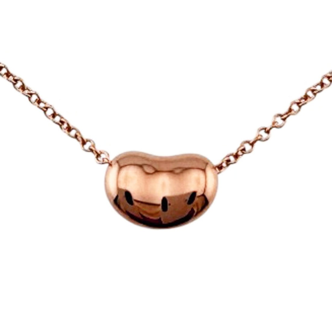 Tiffany & Co. Bean Necklace, 18K Pink Gold, Women's. (1 of 9)