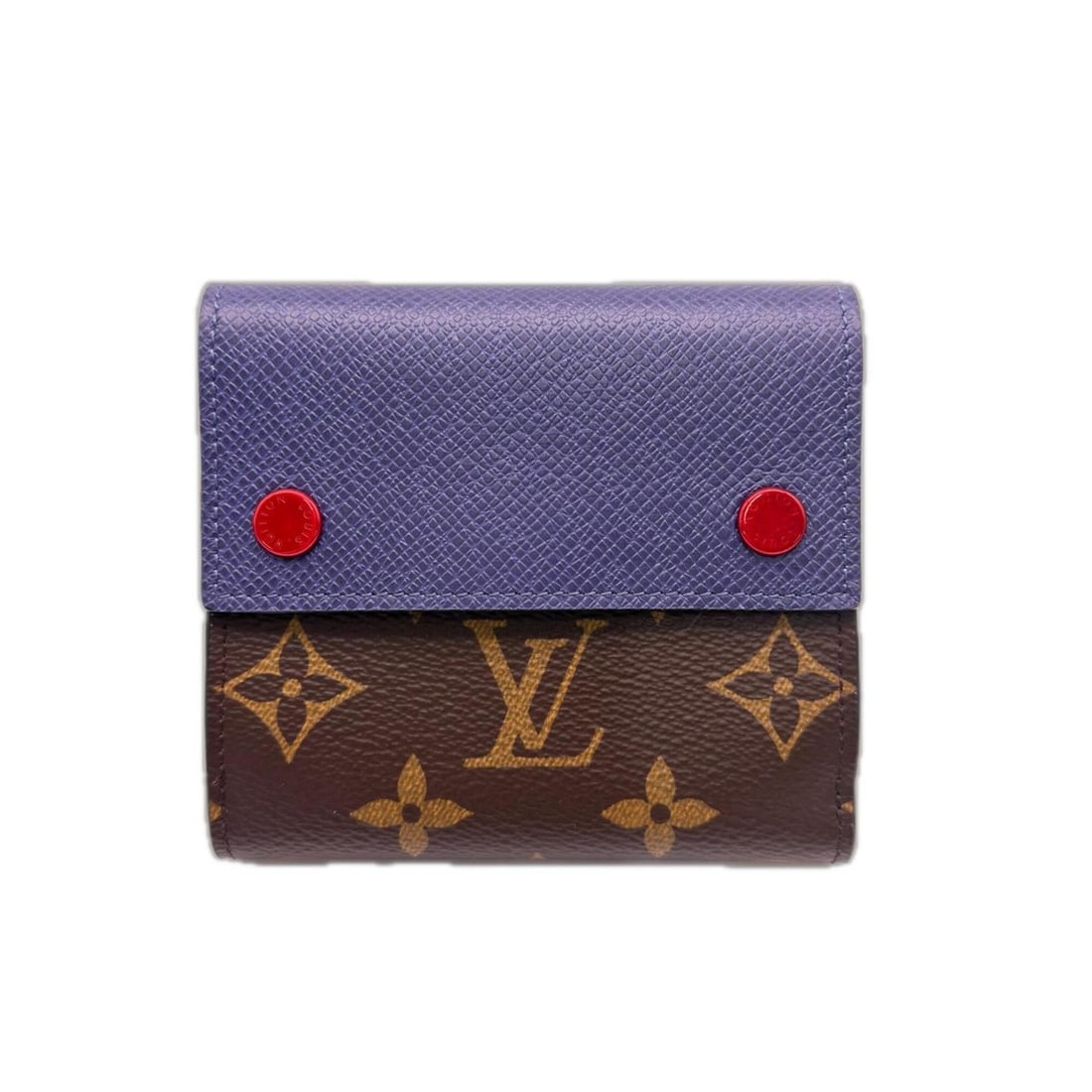 LOUIS VUITTON Monogram Taiga Compact Wallet M63041 Bi-fold Brown Beige Blue Calf Leather Men's: --- Catalog ---Category: SizeSize (HxWxD): 9.5cm x 11cm x 2cm / 3.74'' x 4.33'' x 0.78''Category: DesignType: Wallet (bi-fold)Color: Beige, Blue, BrownGender: MenMaterial: Coated canvas , Leather Leat