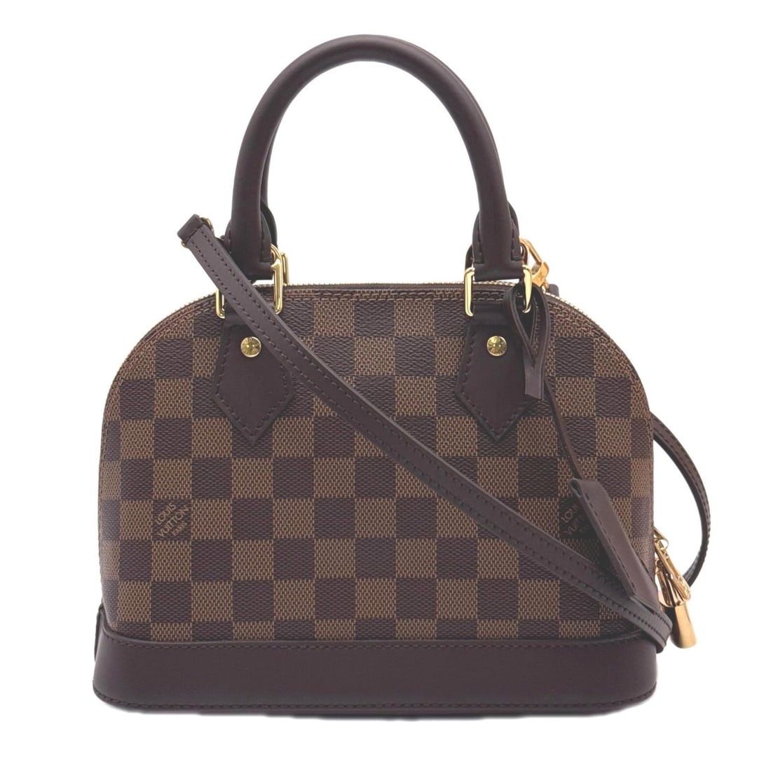 LOUIS VUITTON Damier Alma BB N41221 Handbag Brown Beige PVC Leather Women's: --- Catalog ---Category: SizeSize (HxWxD): 17cm x 23.5cm x 11cm / 6.69'' x 9.25'' x 4.33''Strap Length: 107cm / 42.12''Handle Length: 24.5cm / 9.64''Category: DesignType: HandbagColor: Beige, BrownGen
