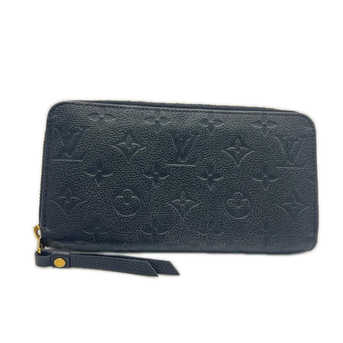 LOUIS VUITTON Monogram Empreinte Zippy Wallet Noir M61864 Long Black Calf Leather Women's: --- Catalog ---Category: SizeSize (HxWxD): 10cm x 19cm x 2.5cm / 3.93'' x 7.48'' x 0.98''Category: DesignType: Long wallet (bi-fold)Color: Black, NoirGender: WomenClosure: ZipperMaterial: Leather Leat