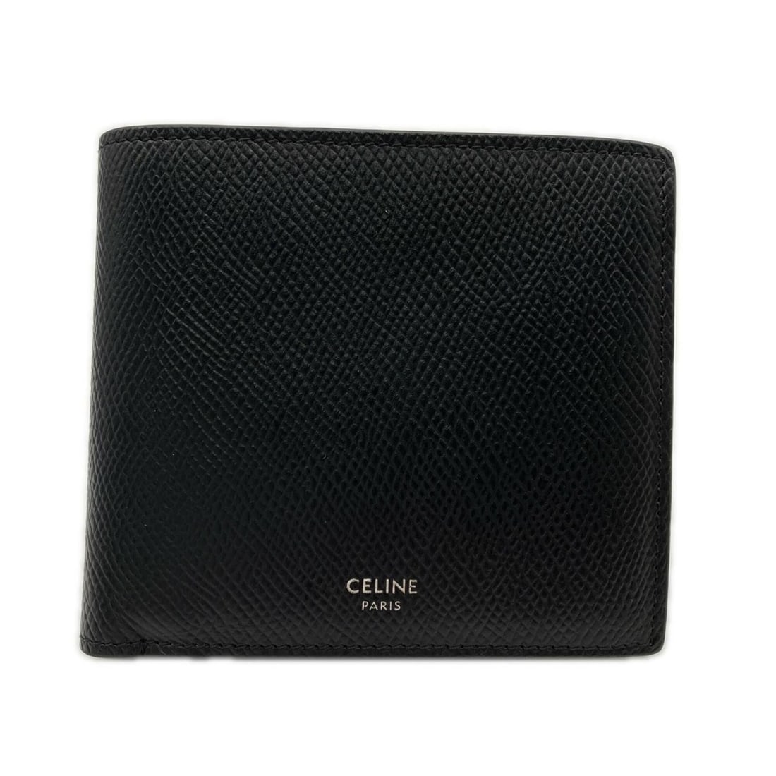 CELINE Grained Calfskin Marquetry Oblique Jacquard Bifold Wallet 10C873BEN (Black, Men's): --- Catalog ---Category: SizeSize (HxWxD): 10cm x 11cm x 1cm / 3.93'' x 4.33'' x 0.39''Category: DesignType: Wallet (bi-fold)Color: BlackGender: MenClosure: OpenCategory: GeneralBrand: Celine--- Item 
