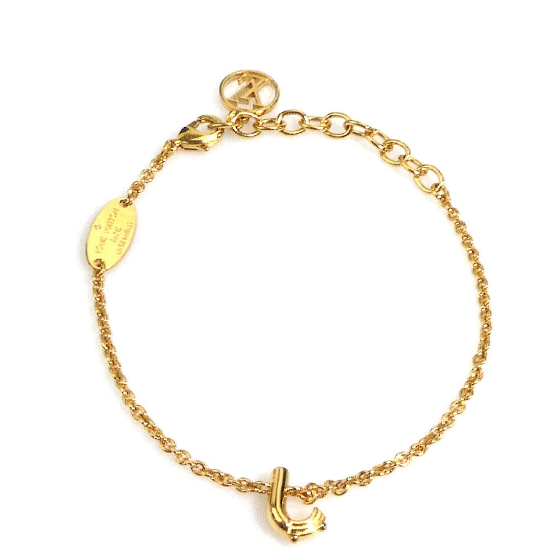 Louis Vuitton LOUIS VUITTON Bracelet LV&ME J Metal Gold Women's M67167 r11344k: --- Catalog ---Category: SizeLength: 17cm - 20.5cm / 6.69'' - 8.07''Category: DesignType: Charm braceletColor: GoldGender: WomenMaterial: MetalCategory: GeneralMPN: M67167Brand: Louis VuittonCountry o