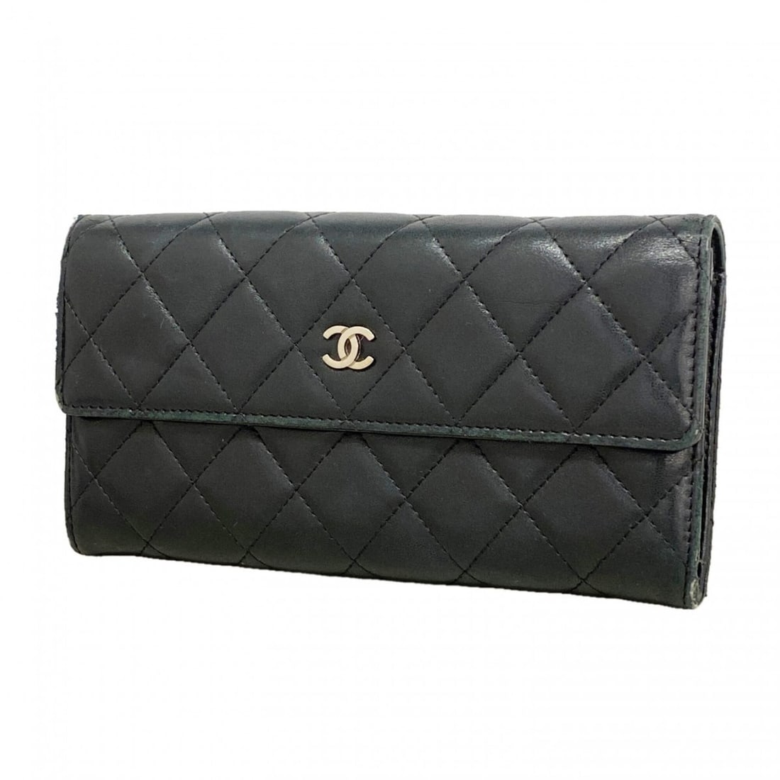 Louis Vuitton Matelassé Lambskin Long Wallet, Black, Women's: --- Catalog ---Category: SizeSize (HxWxD): 11cm x 19cm x 2.5cm / 4.33'' x 7.48'' x 0.98''Category: DesignType: Long wallet (bi-fold)Color: BlackGender: WomenMaterial: Leather Leather/Fur Type: Lambski