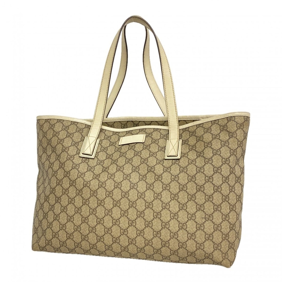 Gucci GG Supreme Tote Bag 211137 Brown Women's: --- Catalog ---Category: SizeSize (HxWxD): 27cm x 37cm x 11.5cm / 10.62'' x 14.56'' x 4.52''Category: DesignType: Tote bagColor: BrownGender: WomenMaterial: PVC Hardware Color: SilverCategory: General
