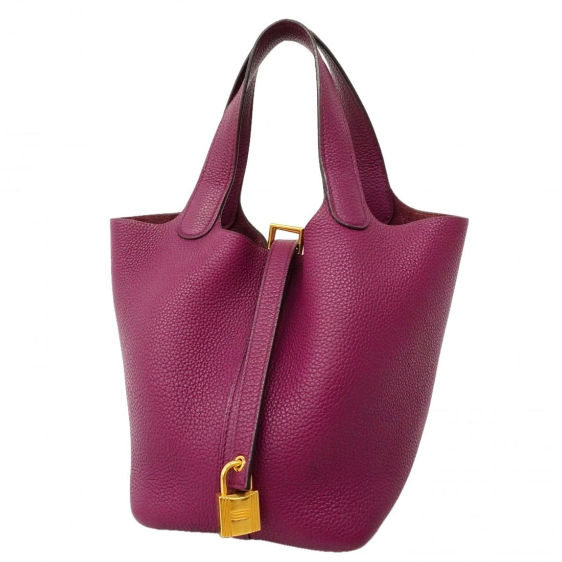 Hermes Picotin Lock PM handbag, Taurillon Clemence leather, Anemone pattern, D stamp, women's.: --- Catalog ---Category: SizeSize (HxWxD): 20cm x 18.5cm x 13.5cm / 7.87'' x 7.28'' x 5.31''Category: DesignType: HandbagColor: AnemoneGender: WomenMaterial: Taurillon clemence leather Hardware Color: