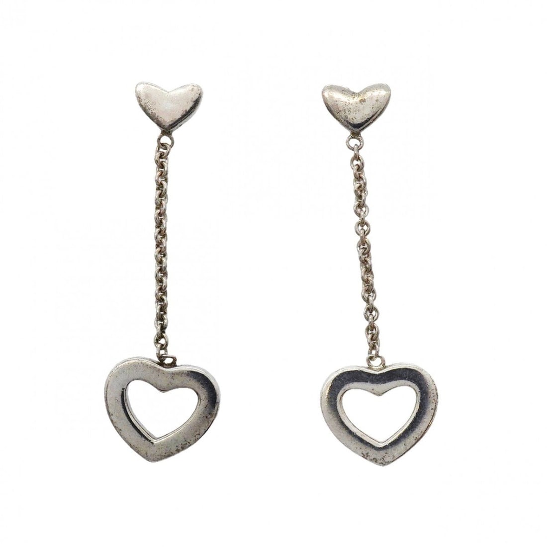 Tiffany & Co. Teardrop Long Sterling Silver 925 Earrings for Women (1 of 9)