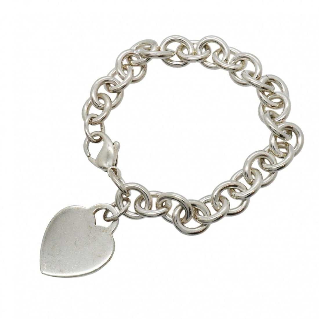 Tiffany & Co. Heart Tag Bracelet, Sterling Silver 925, Women's: --- Catalog ---Category: SizeLength: 17.5cm / 6.88''Category: DesignType: Charm braceletGender: WomenMaterial: Silver 925Category: GeneralBrand: Tiffany--- Item List ---Section: ConditionRanking: Rank