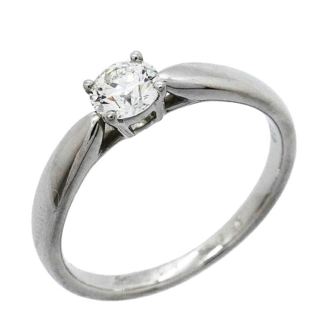 Tiffany & Co. Harmony Ring, 1PD (One Diamond), Pt950 Platinum, 0.28ct Diamond, Size 8, Women's: --- Catalog ---Category: SizeJP Size: 8US Size: 4.5Category: DesignType: Band ringStone: DiamondGender: WomenMaterial: Platinum 950Category: GeneralBrand: Tiffany--- Item List ---Section: ConditionRan
