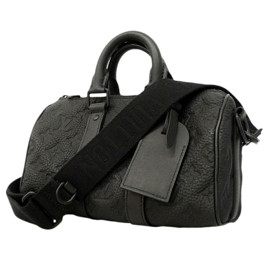 Louis Vuitton Keepall Bandoulière 25 Monogram Taurillon Handbag, M20900, Black, 2-way bag for men: --- Catalog ---Category: SizeSize (HxWxD): 15cm x 25cm x 10.5cm / 5.9'' x 9.84'' x 4.13''Category: DesignType: HandbagColor: BlackGender: MenCategory: GeneralMPN: M20900Brand: Louis Vuitton--- Item Li