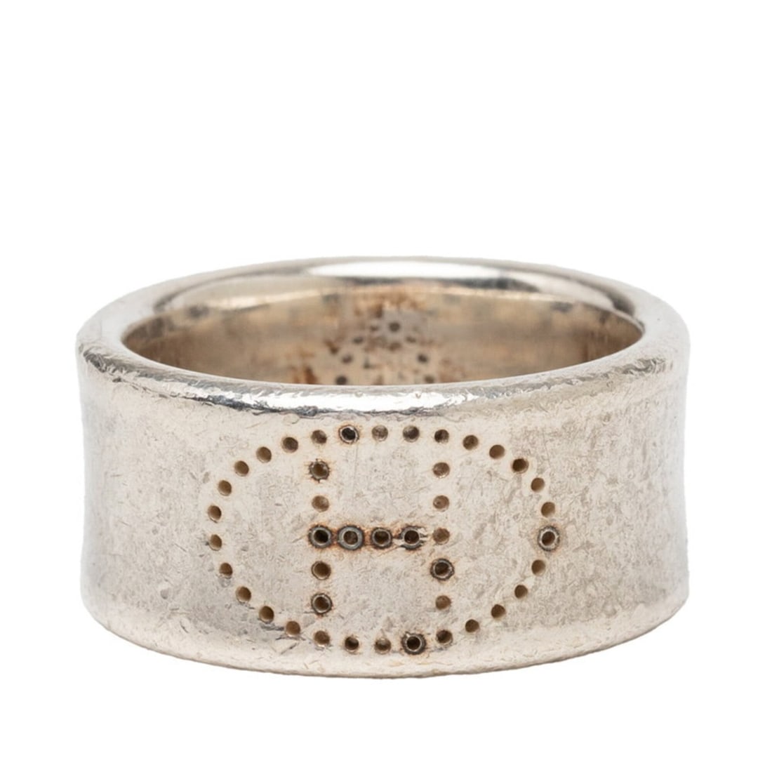 Hermes SV925 Silver Eclipse Ruban Ring, Size #58, Women's HERMES 1: --- Catalog ---Category: SizeJP Size: 17US Size: 8.5Category: DesignType: Band ringGender: WomenMaterial: Silver 925Category: GeneralBrand: Hermes--- Item List ---Section: ConditionRanking: Rank B Use