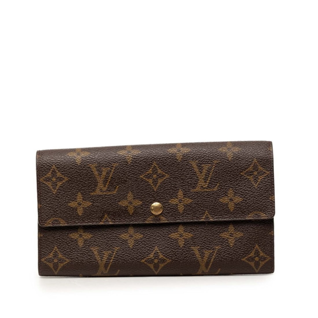 Louis Vuitton Monogram Pochette Porte Monnaie Credit Long Wallet M61723 Brown Women's LOUIS VUITTON: --- Catalog ---Category: SizeSize (HxWxD): 10.5cm x 19cm x 2cm / 4.13'' x 7.48'' x 0.78''Category: DesignType: Long wallet (bi-fold)Color: BrownGender: WomenMaterial: PVC Category: GeneralBrand: Louis