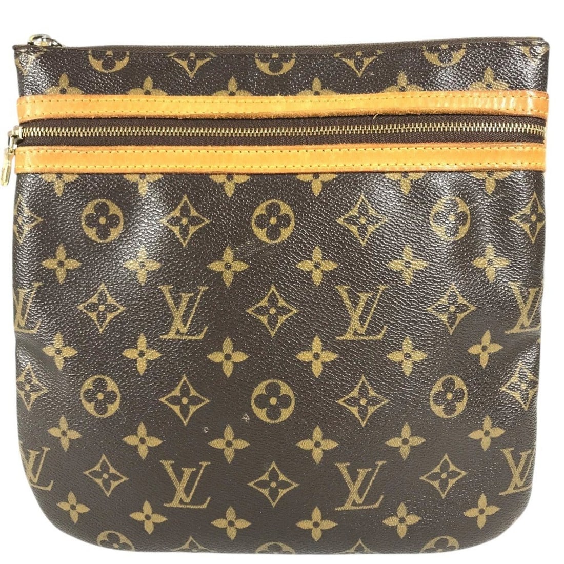 LOUIS VUITTON M40044 Monogram Pochette Bosfort Crossbody Bag Shoulder Canvas Men's Women's Brown: --- Catalog ---Category: SizeSize (HxWxD): 25cm x 24cm x 1.2cm / 9.84'' x 9.44'' x 0.47''Category: DesignType: Pochette, Shoulder bagColor: Brown, Galle, MonogramGender: Men,WomenMaterial: Monogram Ca