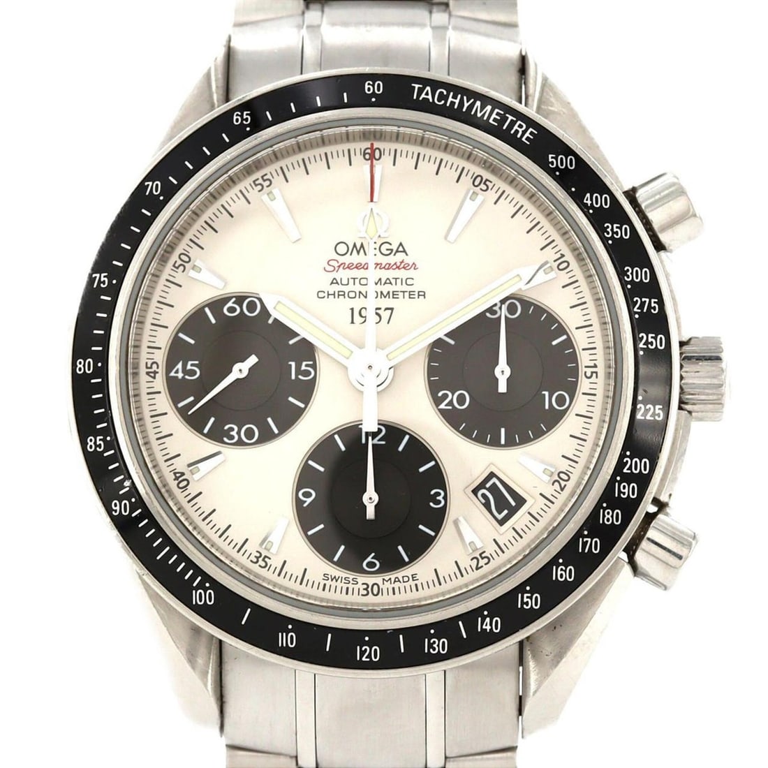 Omega Speedmaster Date 1957 LIMITED 323.30.40.40.02.001 Stainless Steel Automatic Watch (1 of 7)