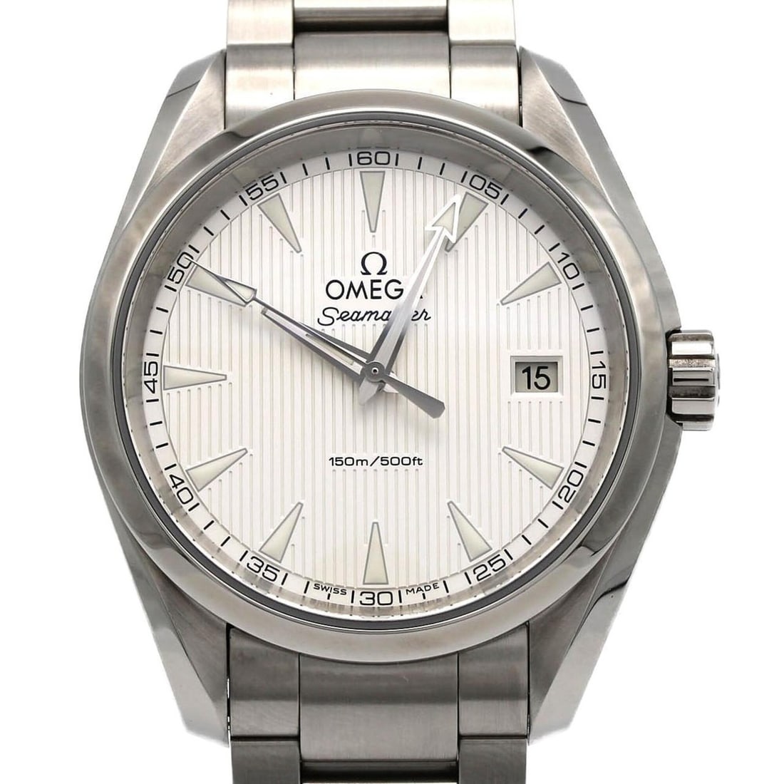 Omega Seamaster Aqua Terra 231.10.39.60.02.001 Stainless Steel Quartz Watch: --- Catalog ---Category: SizeWrist Size: 19cm / 7.48''Case Diameter: 39mm / 1.54''Category: DesignType: WristwatchGender: MenColor (Dial): SilverMaterial (Band): Stainless steelMaterial (Case):