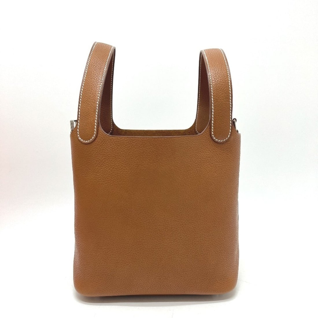 HERMES Picotin Lock PM Size 18 Bag Handbag Barenia Women's Fauve: --- Catalog ---Category: SizeSize (HxWxD): 19cm x 18cm x 13cm / 7.48'' x 7.08'' x 5.11''Category: DesignType: HandbagColor: FauveGender: WomenMaterial: Barenia leather Category: GeneralBrand: HermesCo