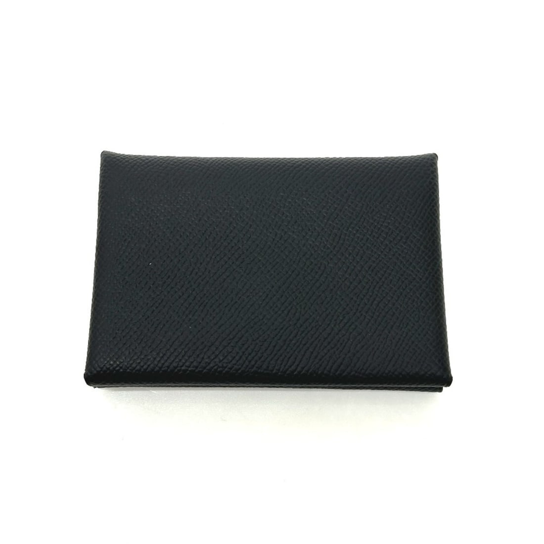 HERMES Calvi Duo Bi-fold Wallet - Card Case, Coin Purse, Holder, Pass Case Veau Epsom Leather: --- Catalog ---Category: SizeSize (HxWxD): 7.5cm x 10.3cm x 2cm / 2.95'' x 4.05'' x 0.78''Category: DesignType: Coin purse/coin caseColor: BlackGender: WomenMaterial: Epsom leather Category: GeneralBr